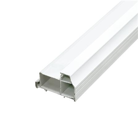 ชุดประตูห้องน้ำ UPVC พร้อมวงกบและบานพับ AZLE 1 ลายเรียบ 70X200 ซม. สีขาว ไม่เจาะลูกบิด_5