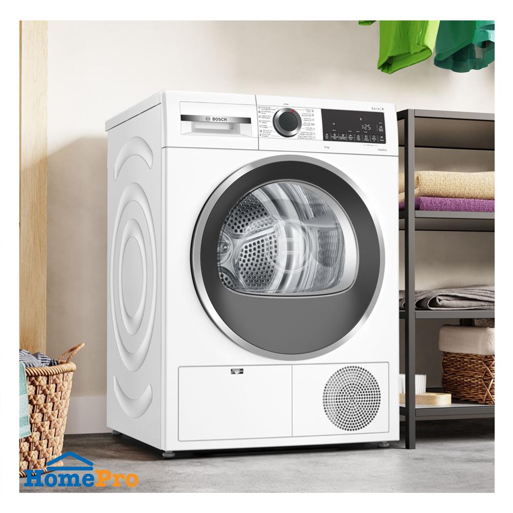 เครื่องอบผ้าฝาหน้า BOSCH WPG24100TH 9 กก.