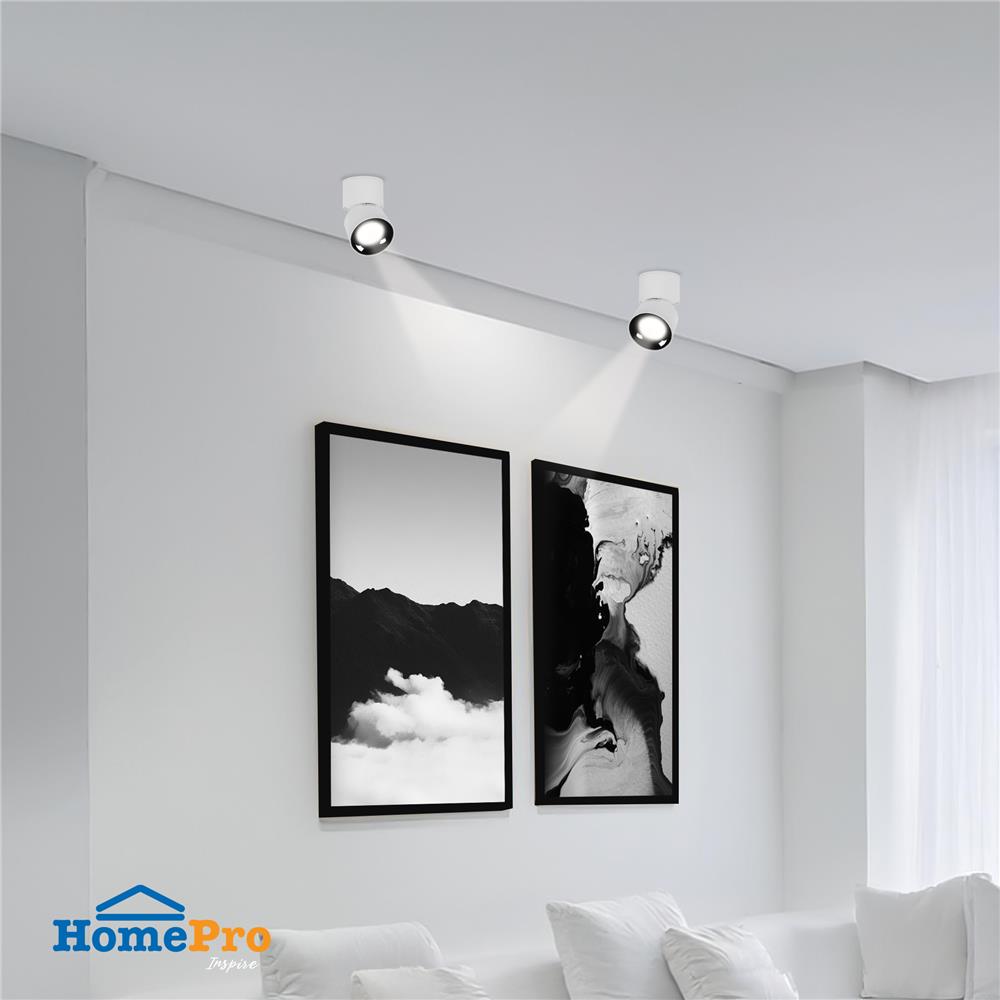 ดาวน์ไลท์ LED CARINI ZR-DP13 2.7 นิ้ว 8 วัตต์ DAYLIGHT/COOL WHITE/WARM WHITE สีขาว