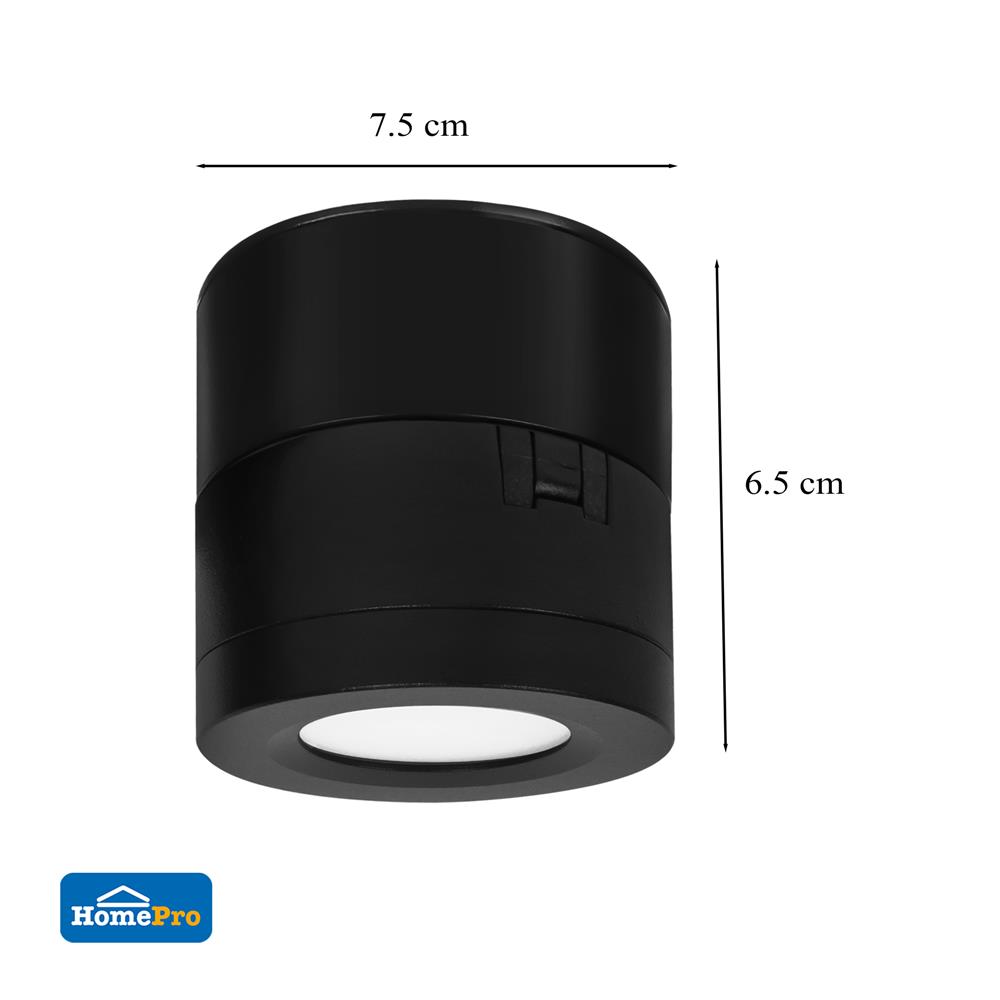 ดาวน์ไลท์ LED CARINI ZR-DP11-1 3 นิ้ว 8 วัตต์ DAYLIGHT/COOL WHITE/WARM WHITE สีดำ