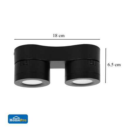 ดาวน์ไลท์ LED CARINI ZR-DP11-2 7 นิ้ว 16 วัตต์ DAYLIGHT/COOL WHITE/WARM WHITE สีดำ_4