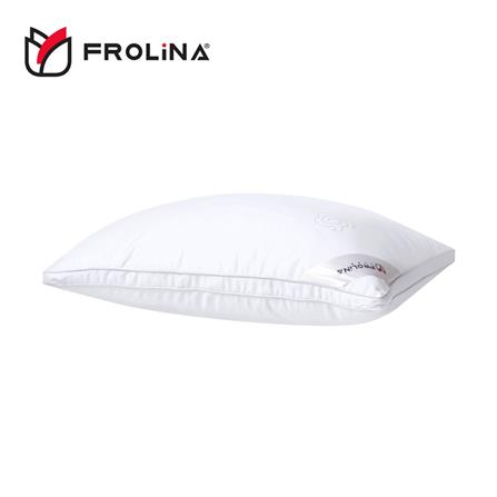หมอนหนุน ไมโครไฟเบอร์ FROLINA ZEN RELIEF PRO FIRM 19x29 นิ้ว สีขาว