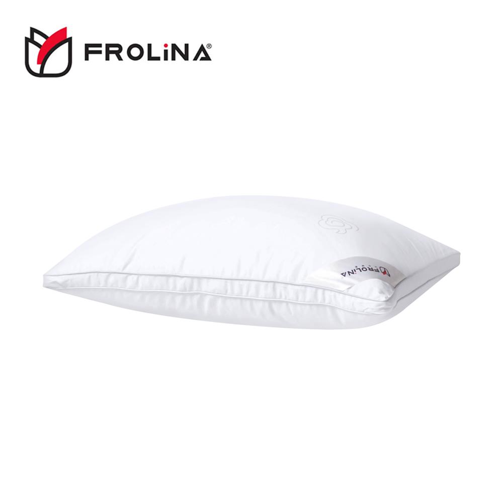 หมอนหนุน ไมโครไฟเบอร์ FROLINA ZEN RELIEF PRO MEDIUM 19x29 นิ้ว สีขาว