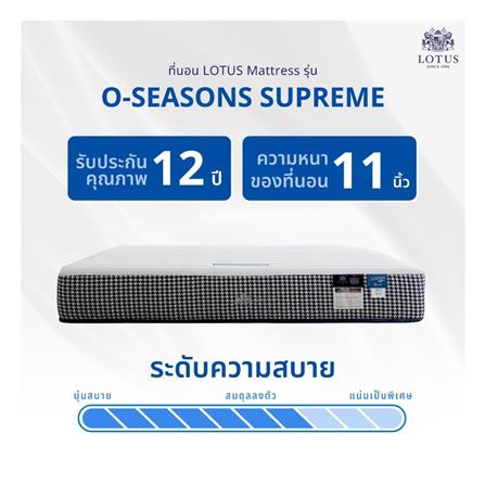 ที่นอน 3.5 ฟุต LOTUS O-SEASONS SUPREME พร้อมชุดเครื่องนอน 7 ชิ้น_16
