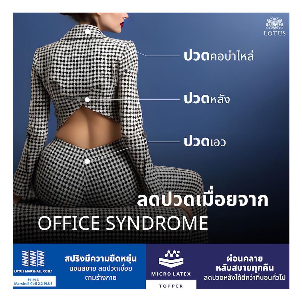 ที่นอน 6 ฟุต LOTUS O-SEASONS SUPREME พร้อมชุดเครื่องนอน 11 ชิ้น