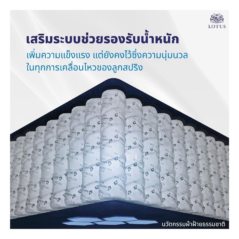ที่นอน 5 ฟุต LOTUS O-SEASONS SUPREME พร้อมชุดเครื่องนอน 11 ชิ้น