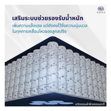 ที่นอน 5 ฟุต LOTUS O-SEASONS SUPREME พร้อมชุดเครื่องนอน 11 ชิ้น_9
