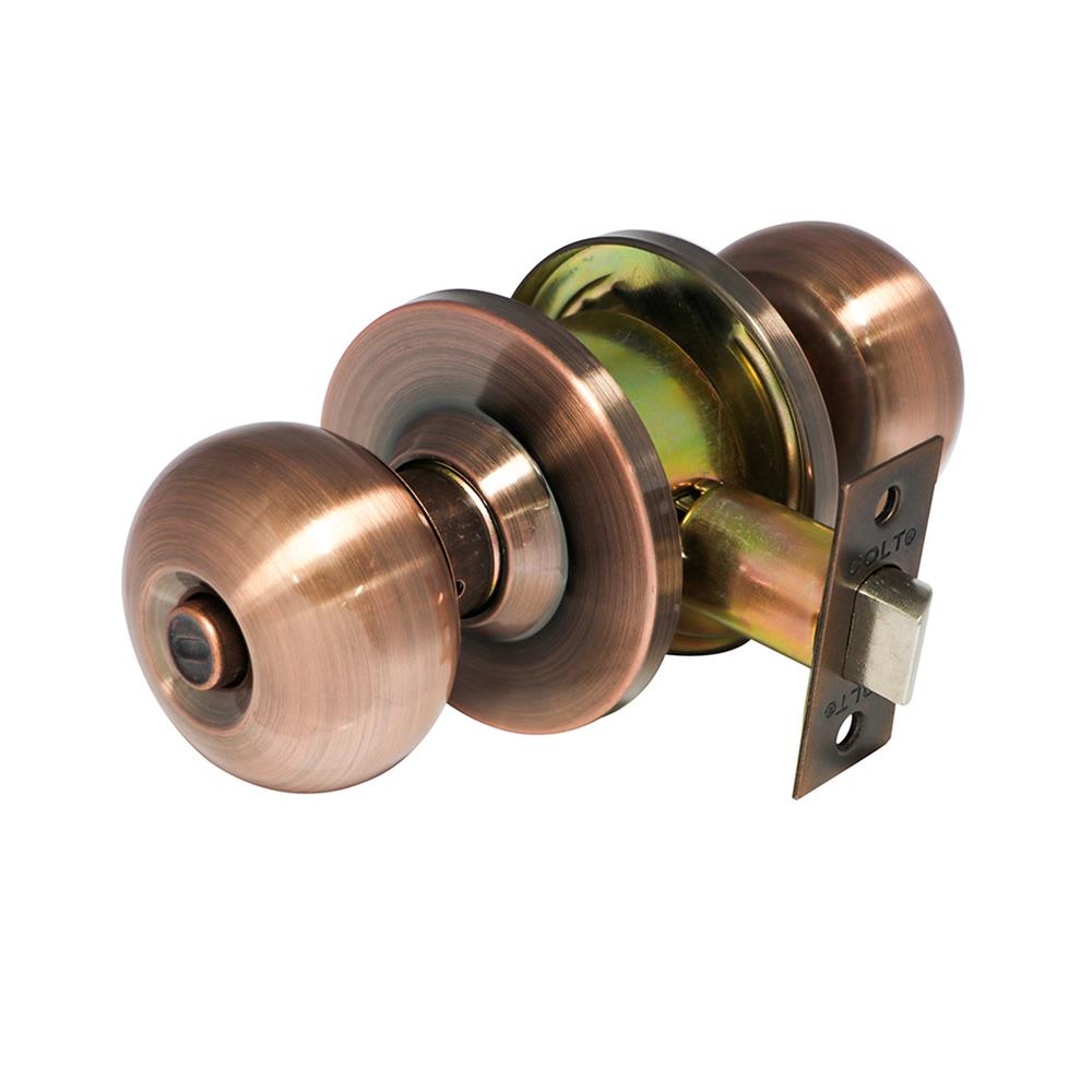 ลูกบิดห้องน้ำ หัวจัน COLT 5322-302 สีทองแดงรมดำ