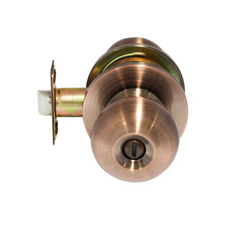 ลูกบิดห้องน้ำ หัวจัน COLT 5322-302 สีทองแดงรมดำ_4