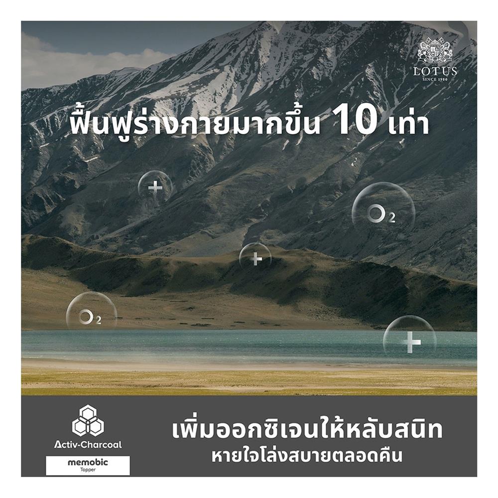 ที่นอน 5 ฟุต LOTUS POLLUX I พร้อมหมอนหนุน 2 ชิ้น