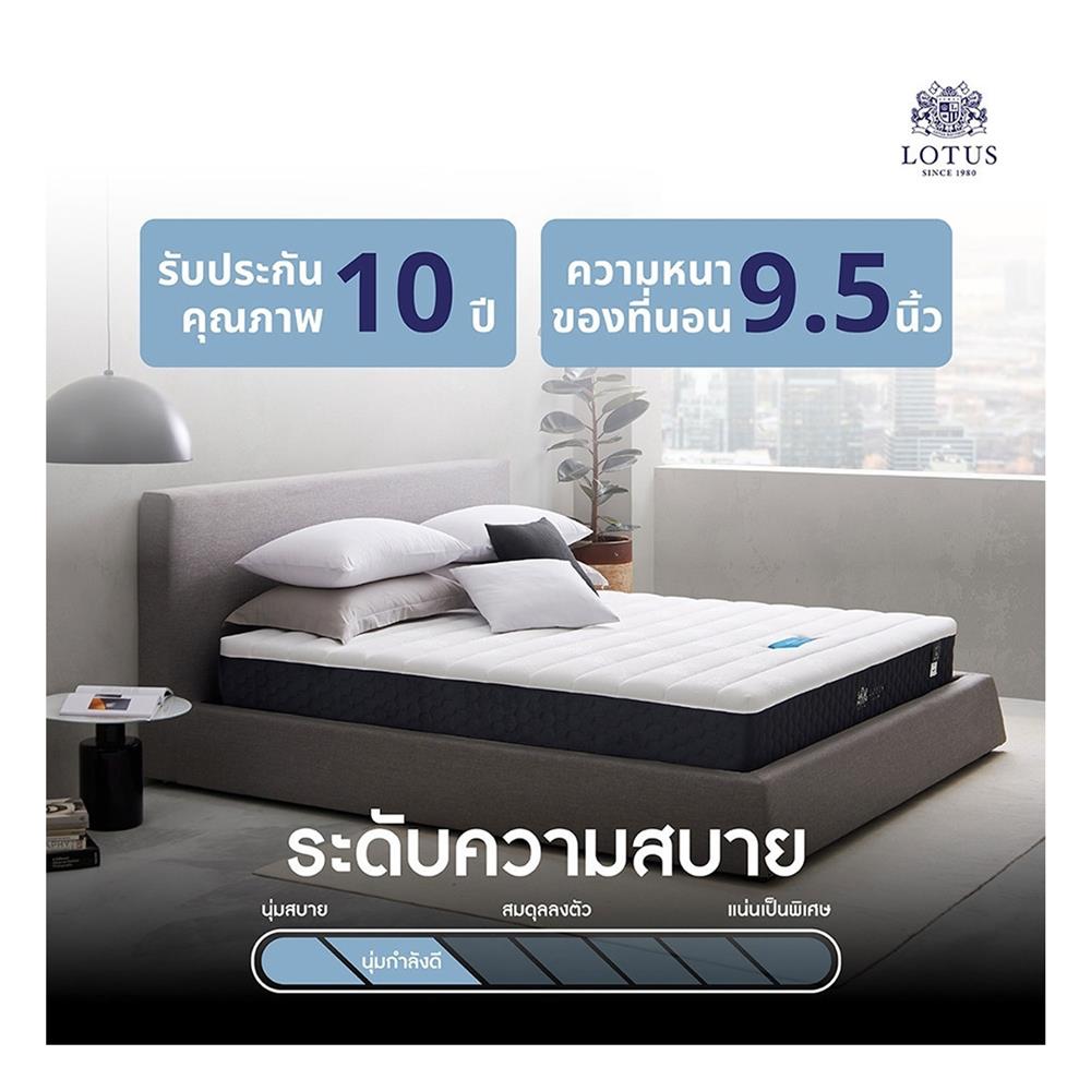 ที่นอน 5 ฟุต LOTUS POLLUX I พร้อมหมอนหนุน 2 ชิ้น