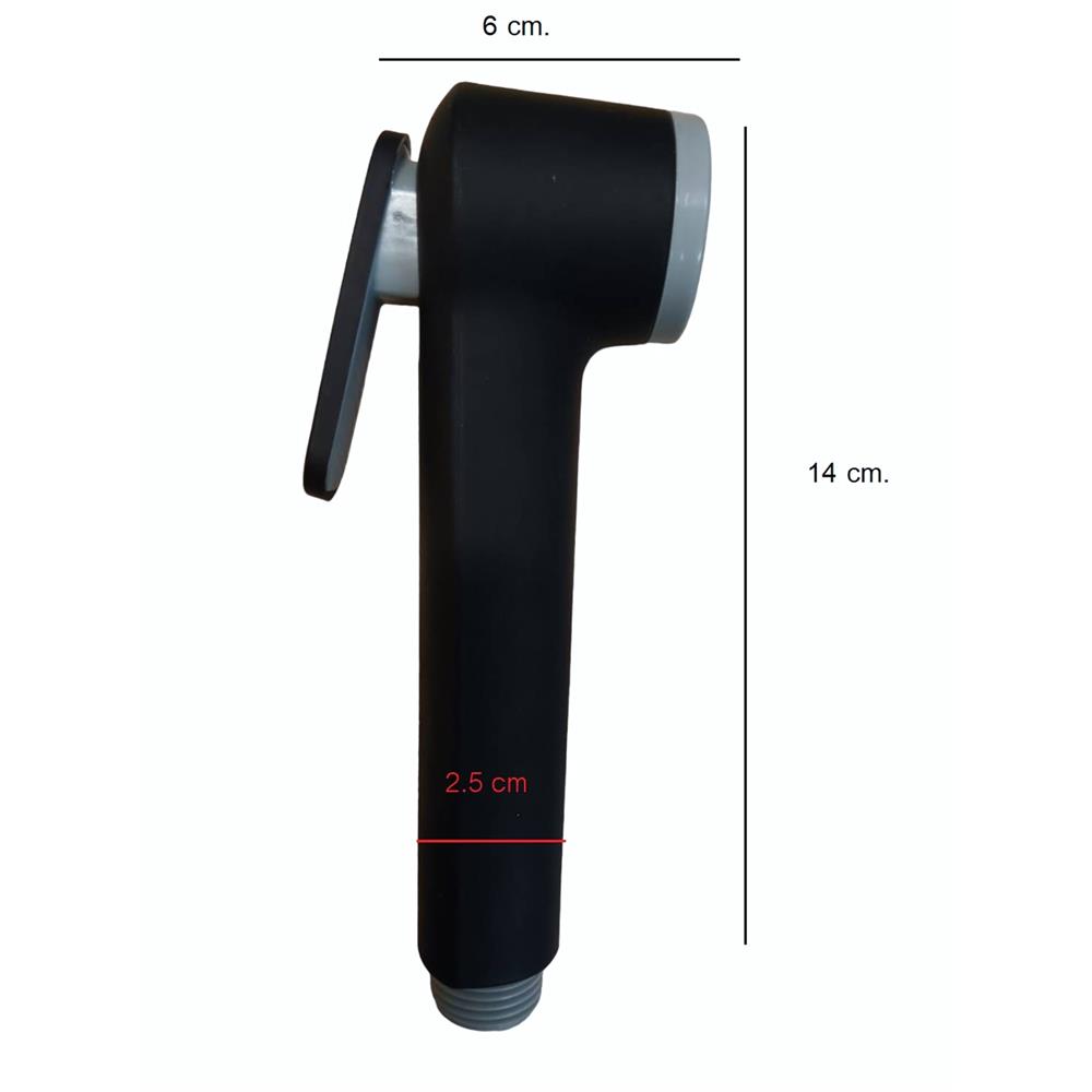 สายฉีดชำระครบชุด KUDOS K4100159 สีดำ