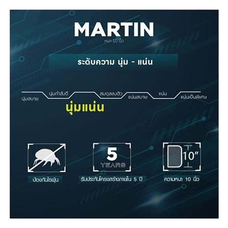 ที่นอน 5 ฟุต LOTUS MARTIN พร้อมหมอนหนุน 2 ชิ้น_5