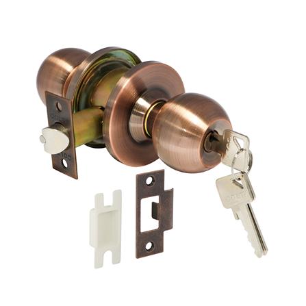 ลูกบิดทั่วไป หัวกลม COLT 6327-302 สีทองแดงรมดำ_3