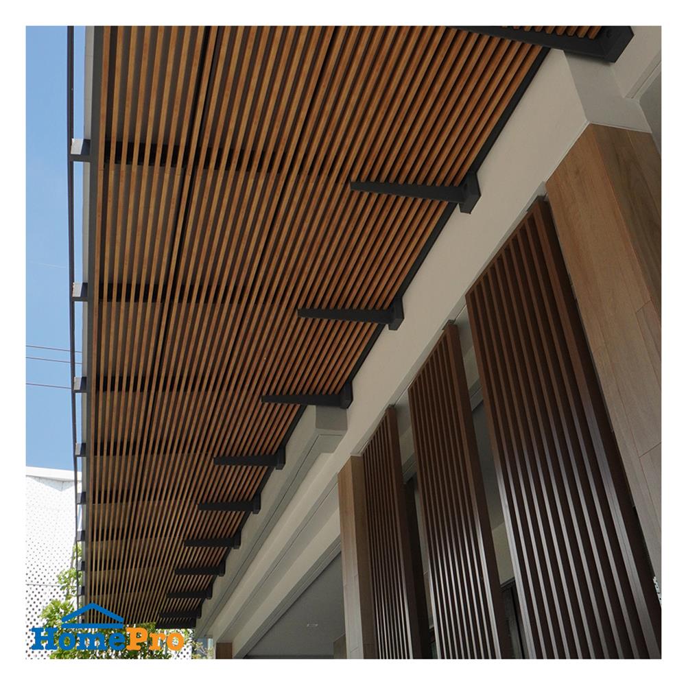 ระแนงเหล็กเคลือบลายไม้ ARON 2 นิ้ว สีบีช