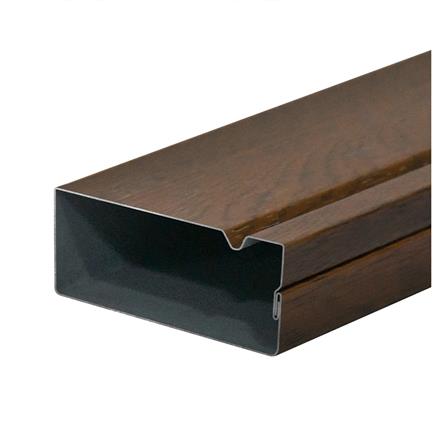 ระแนงเหล็กเคลือบลายไม้ ARON 2 นิ้ว สีวอลนัท_0