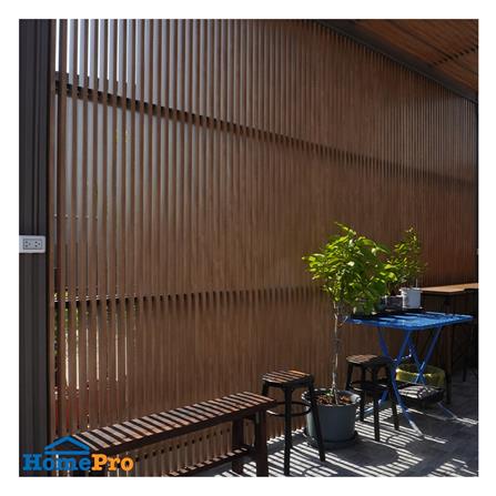 ระแนงเหล็กเคลือบลายไม้ ARON 2 นิ้ว สีวอลนัท_2