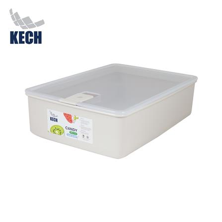 กล่องอาหาร 3 ลิตร KECH CANDY 9715 สีเบจ_1