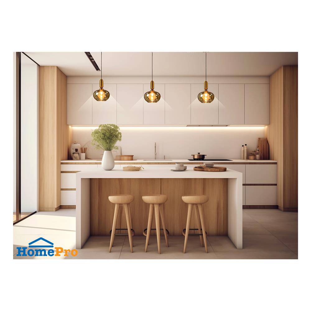 ไฟช่อ SUCCESS CD11717/1 สีทอง/ชา 1 หัว