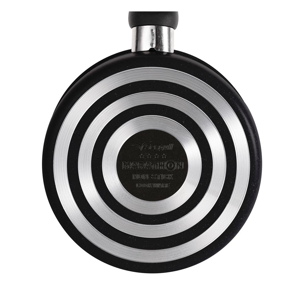 หม้อด้ามมาราธอนพร้อมฝาแก้ว 18 ซม. SEAGULL