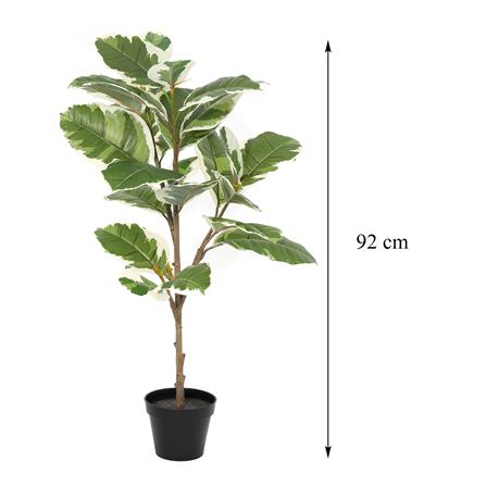 ต้นยางอินเดียใบด่างประดิษฐ์ SPRING 92 ซม._4