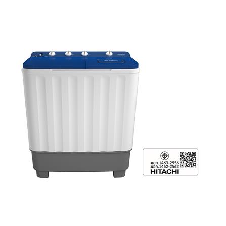 เครื่องซักผ้า 2 ถัง HITACHI LTT 12JWT PFB 12 กก. สีขาวฟ้า_6