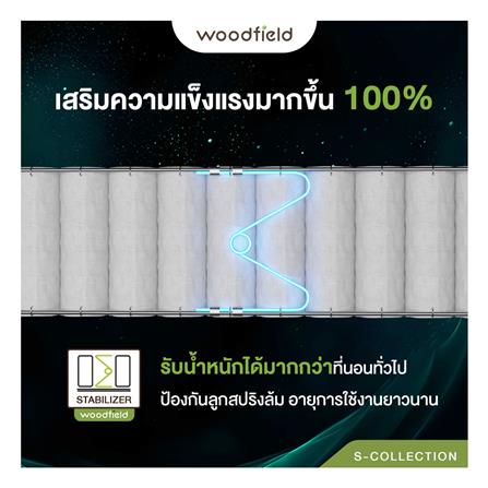 ที่นอน 5 ฟุต WOODFIELD S HYBRID LATEX พร้อมหมอนหนุน 2 ชิ้น_9
