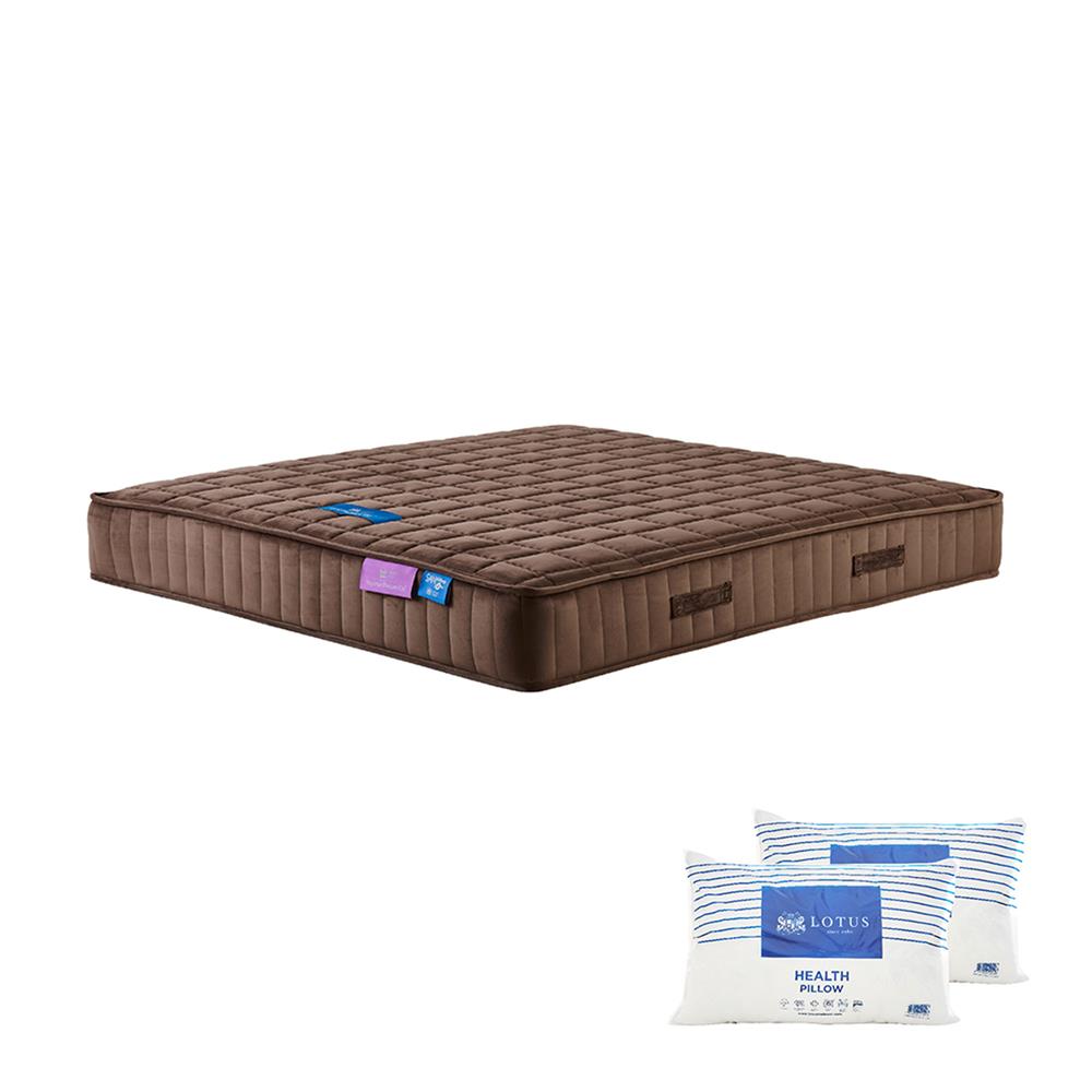 ที่นอน 5 ฟุต LOTUS PREMIUM II พร้อมหมอนหนุน 2 ชิ้น