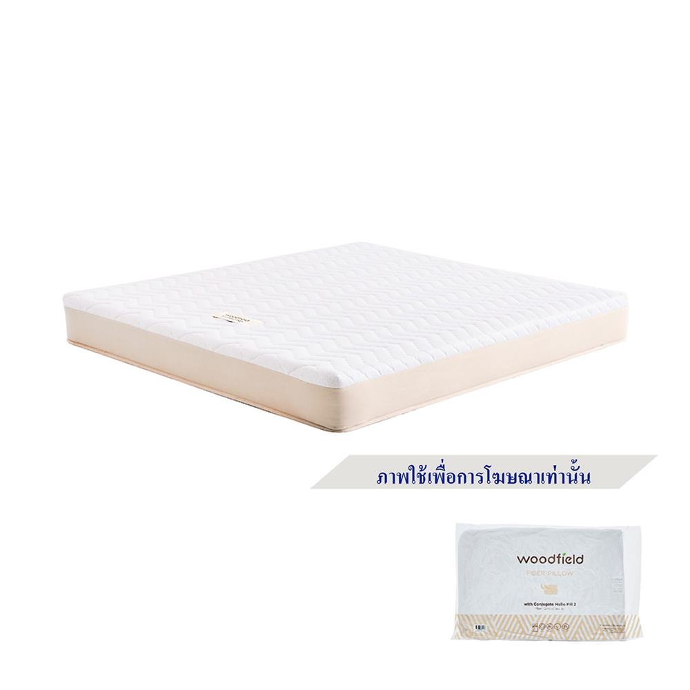 ที่นอน 3.5 ฟุต WOODFIELD S-HYBRID PRO พร้อมหมอนหนุน 1 ชิ้น