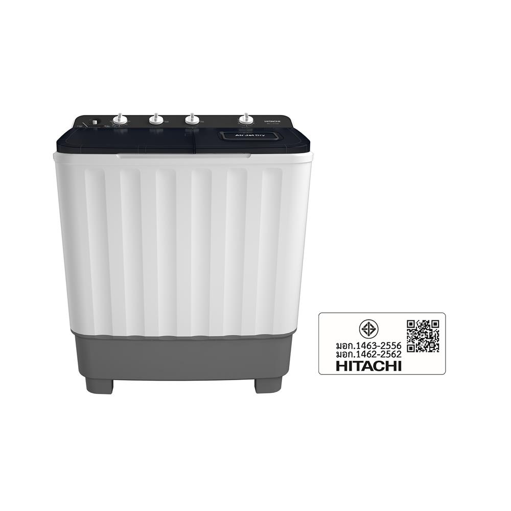 เครื่องซักผ้า 2 ถัง HITACHI LTT 10JWT MRG 10 กก. สีเทา