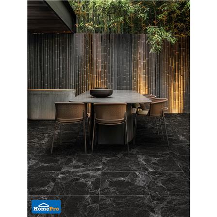 กระเบื้องพื้นพอร์ซเลน  16x16 นิ้ว COTTO เมอ์คิวรี่ กราไฟต์ ดำ (HYG) PM 0.96 ตร.ม._5