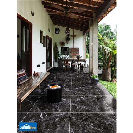 กระเบื้องพื้น 60x60 ซม. COTTO มาดริด กราไฟต์ ดำ PM 1.44 ตร.ม._5