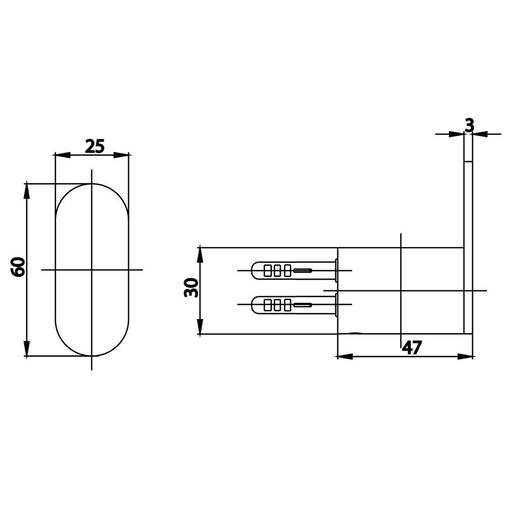 ขอแขวนผ้า COTTO CT0281(WH)(HM) สีขาว