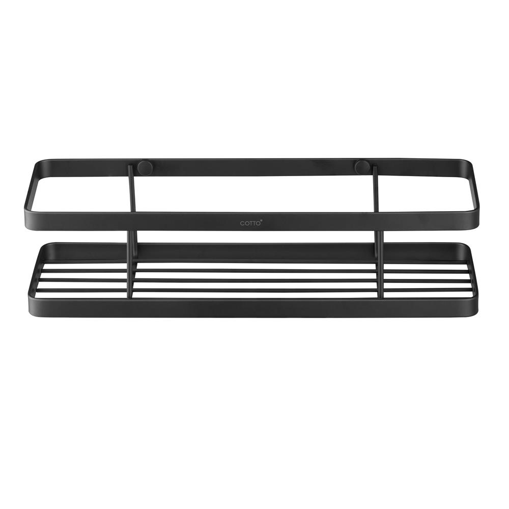 ตะแกรงวางของ COTTO CT0289(BL) สีดำ