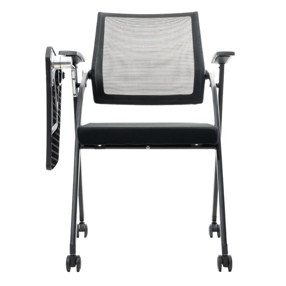 เก้าอี้สำนักงาน OFFICEINTREND PRO LECTURE CHAIR WITH TABLET AND CASTERS สีดำ