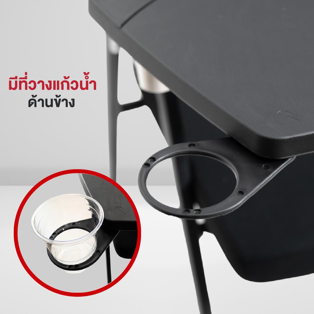 เก้าอี้สำนักงาน OFFICEINTREND PRO LECTURE CHAIR WITH TABLET AND CASTERS สีดำ