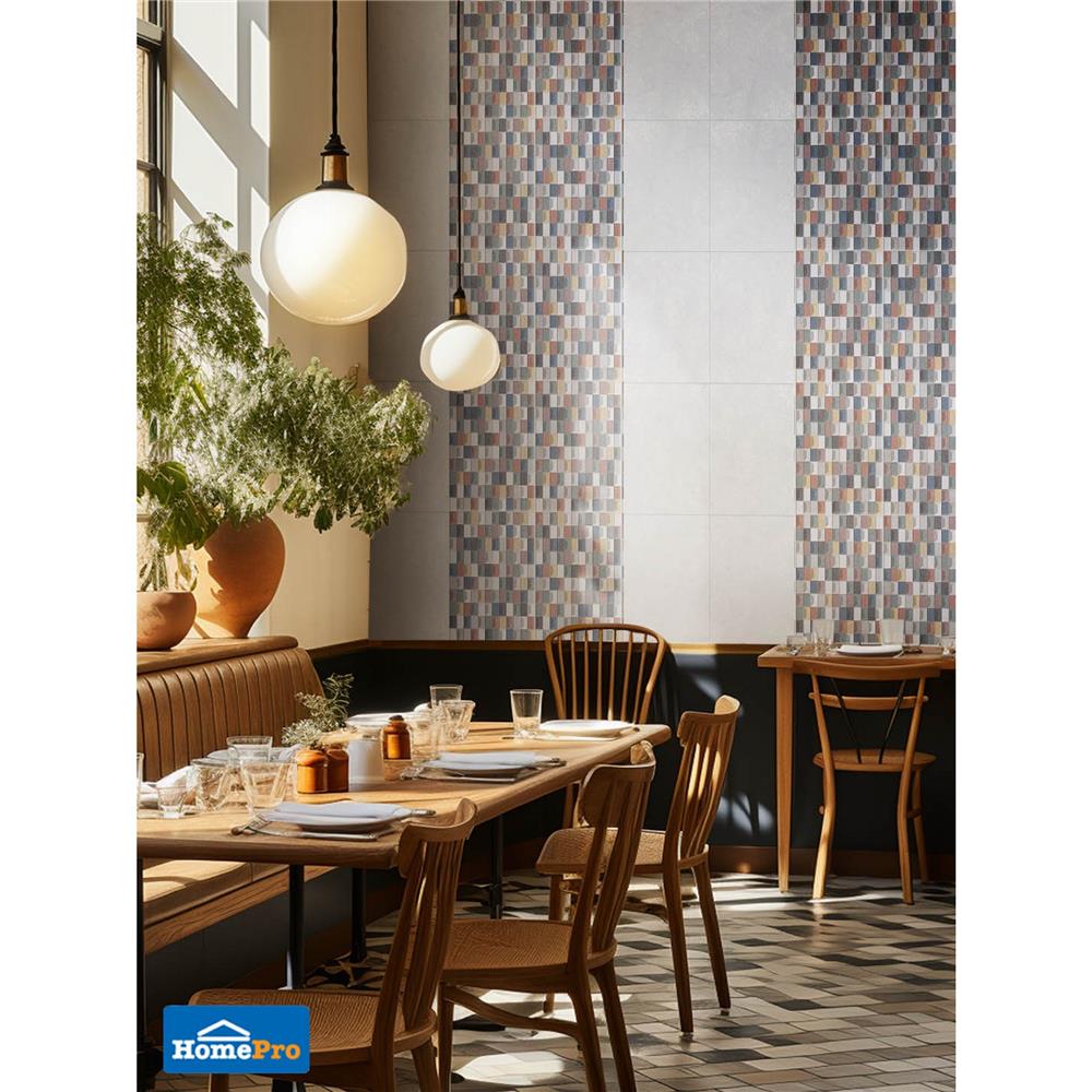 กระเบื้องผนัง 30x45 ซม. TARA อาดิล ไลท์เกรย์ 0.81 ตร.ม.