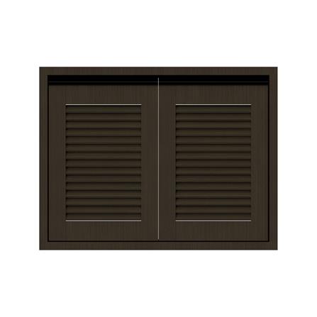 หน้าบานคู่เกล็ดเต็ม JUPITER SILKY BROWN 87x67 ซม. สีน้ำตาล
