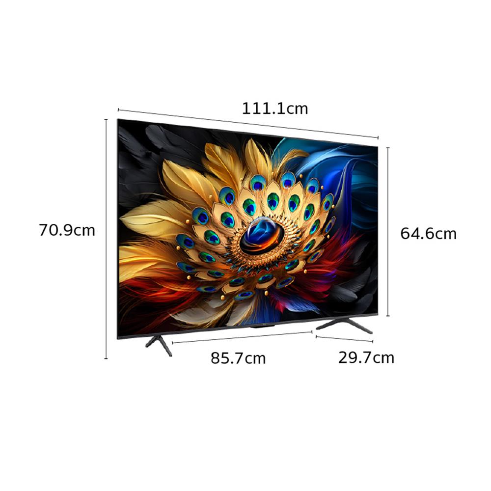 ทีวีคิวแอลอีดี 50 นิ้ว TCL (4K, QLED, GOOGLE TV) 50C655