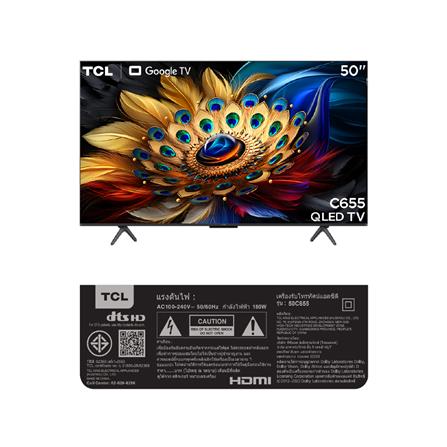 ทีวีคิวแอลอีดี 50 นิ้ว TCL (4K, QLED, GOOGLE TV) 50C655_6