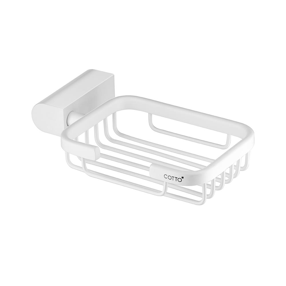ที่ใส่สบู่ COTTO CT0282(WH)(HM) สีขาว