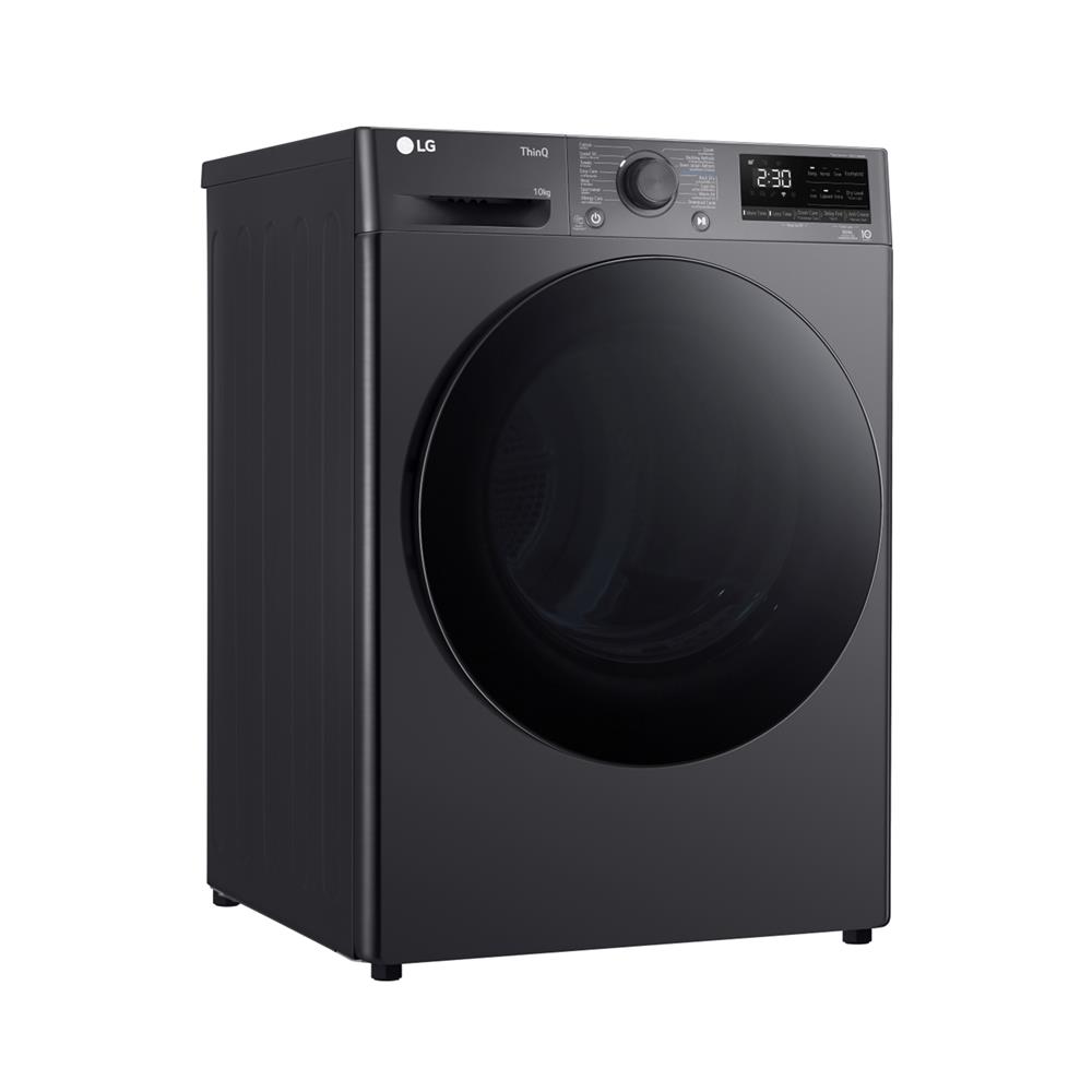 เครื่องอบผ้าฝาหน้า LG RV10VHP4B 10 กก. HEAT PUMP สีดำ