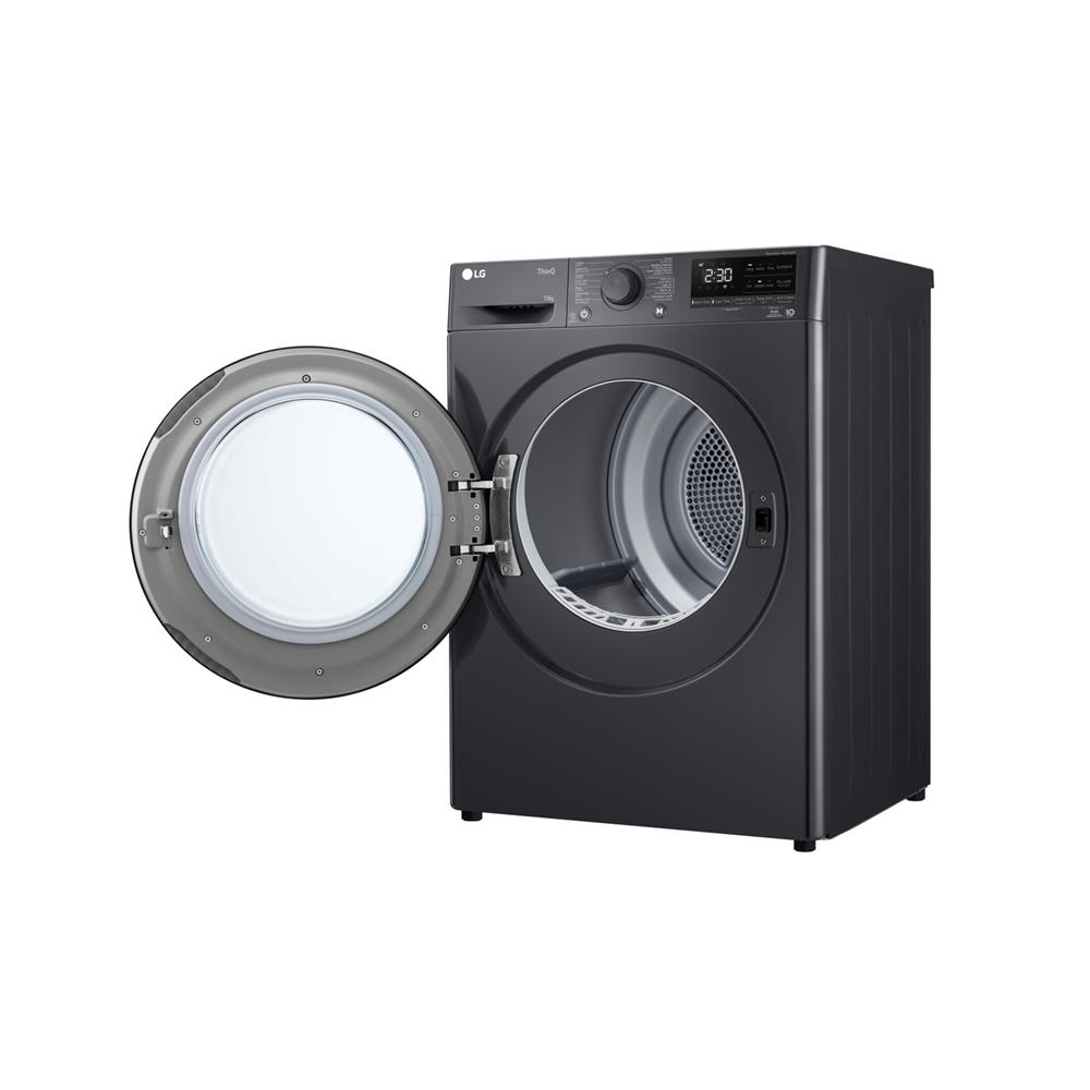 เครื่องอบผ้าฝาหน้า LG RV10VHP4B 10 กก. HEAT PUMP สีดำ