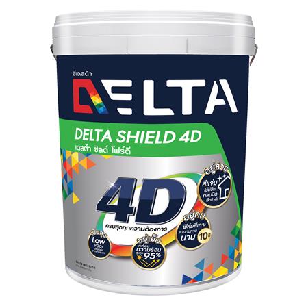 สีน้ำทาภายใน ชนิดเนียน DELTA SHIELD 4D BASE B 1 แกลลอน_0