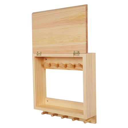 กล่องกุญแจ 10 ดอก AZLE 25X25 ซม. สีธรรมชาติ_2