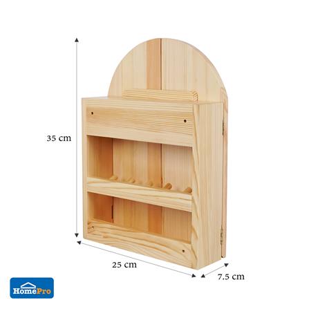 กล่องกุญแจ 10 ดอก AZLE 25X35 ซม. สีธรรมชาติ_8