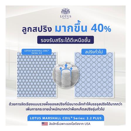 ที่นอน 5 ฟุต LOTUS SANTOS พร้อมชุดเครื่องนอน 5 ชิ้น_10