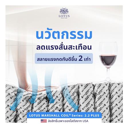 ที่นอน 5 ฟุต LOTUS SANTOS พร้อมชุดเครื่องนอน 5 ชิ้น_11