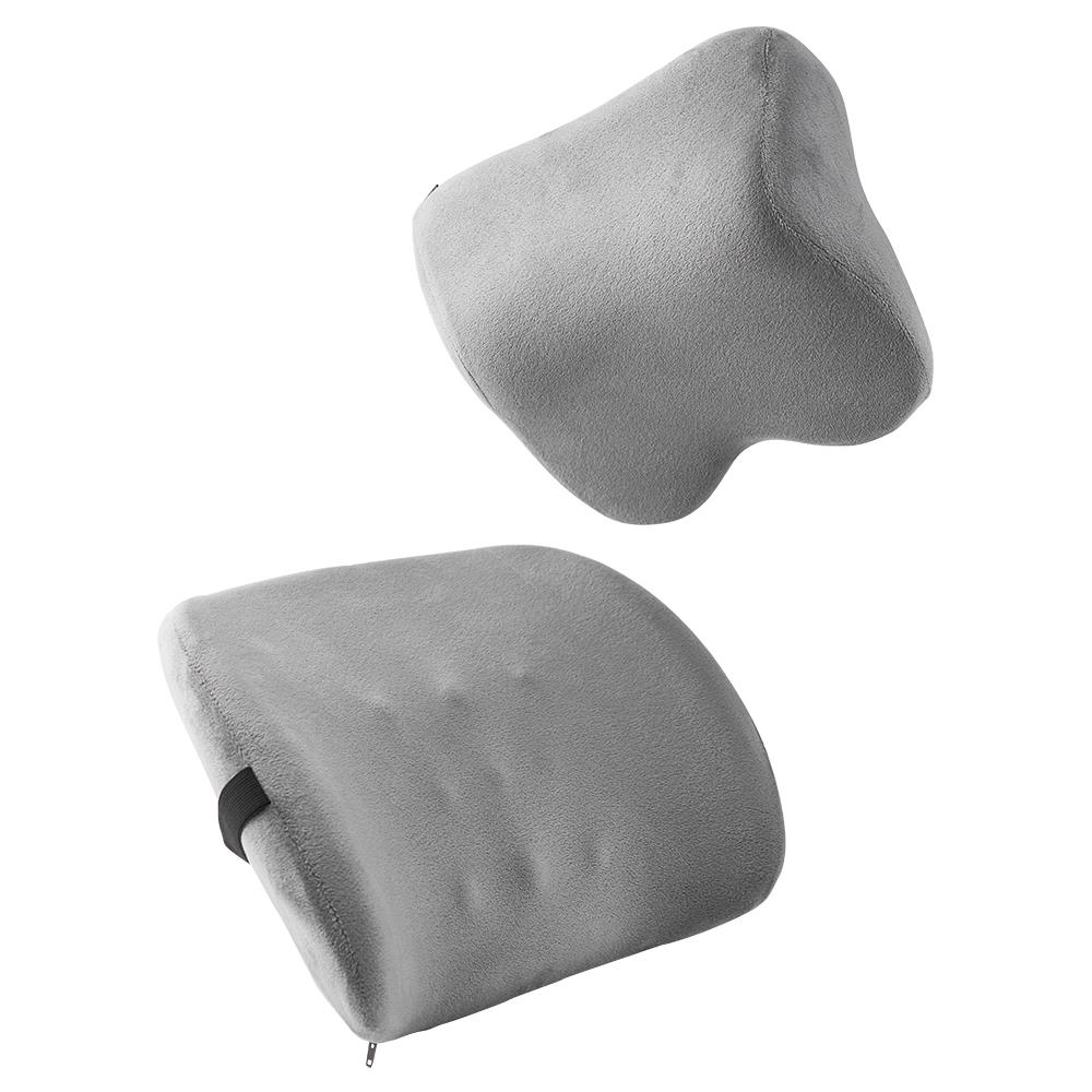 เซ็ตเบาะรองหลังและรองนั่งเพื่อสุขภาพ ERGOTREND LIMO MOBIL สีเทา