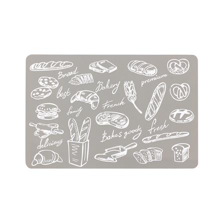 แผ่นรองจาน PVC KECH BREAD สีเทา_2